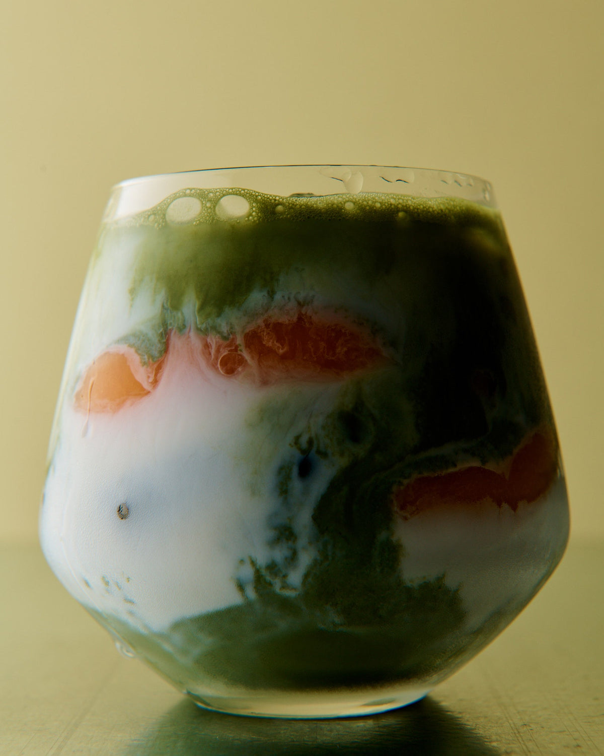 Honey & Sea Salt Peach Matcha