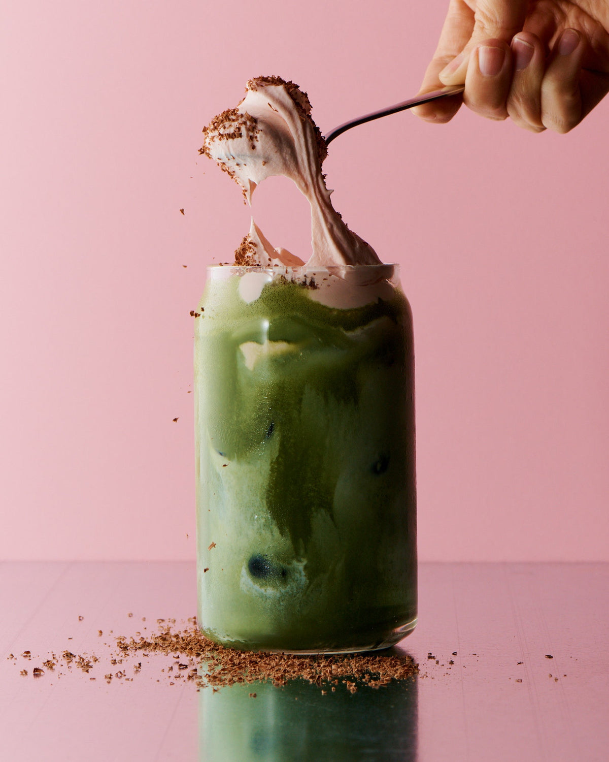 Strawberry Chocolate Matcha Cloud