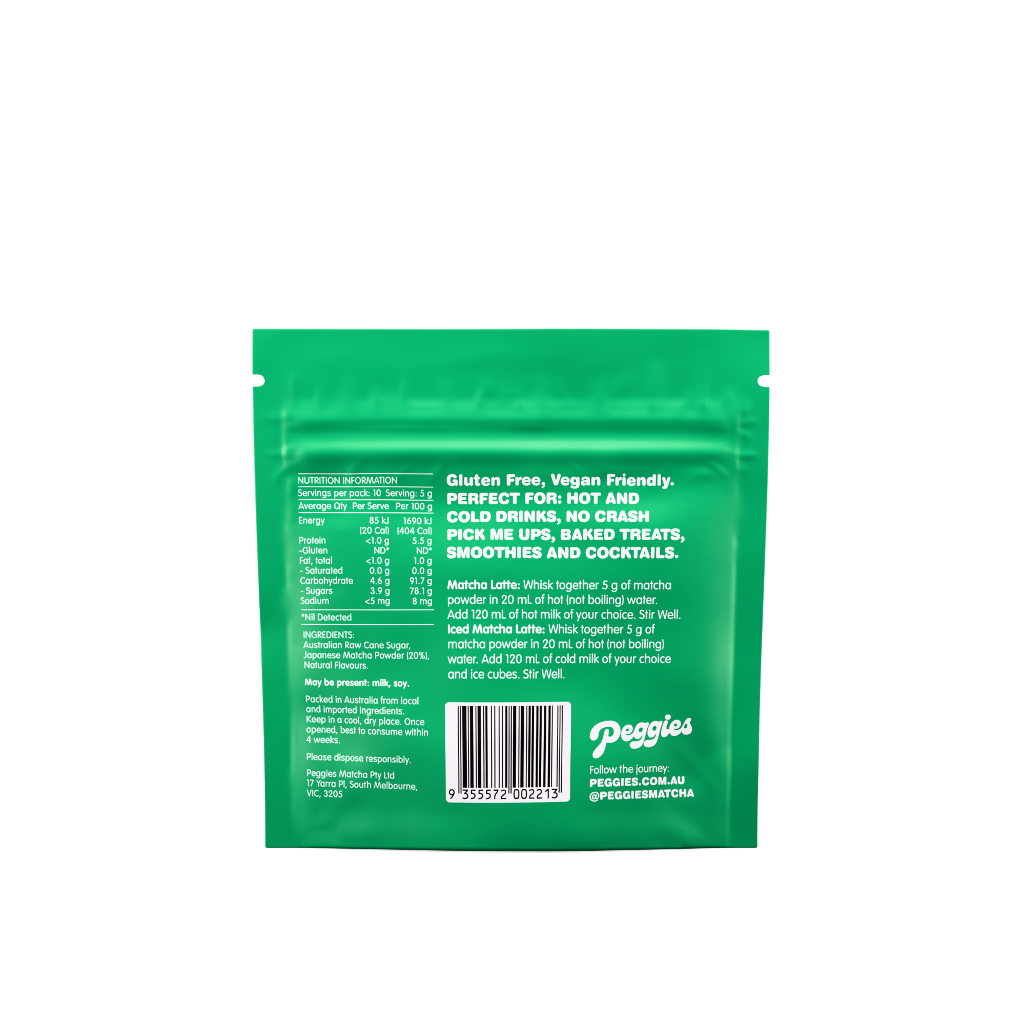 Peggies Japanese Matcha Peach